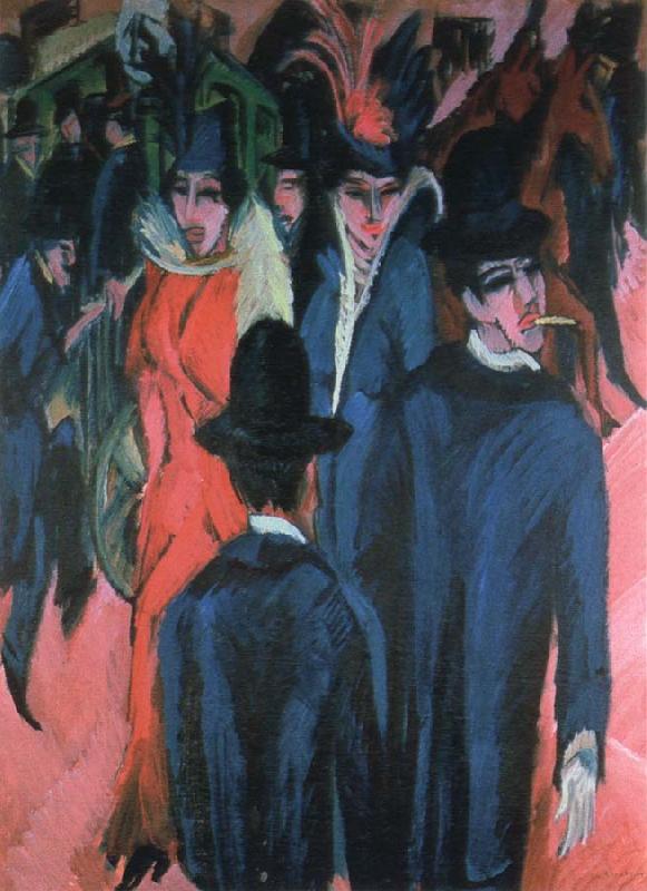 Ernst Ludwig Kirchner berlin street scene